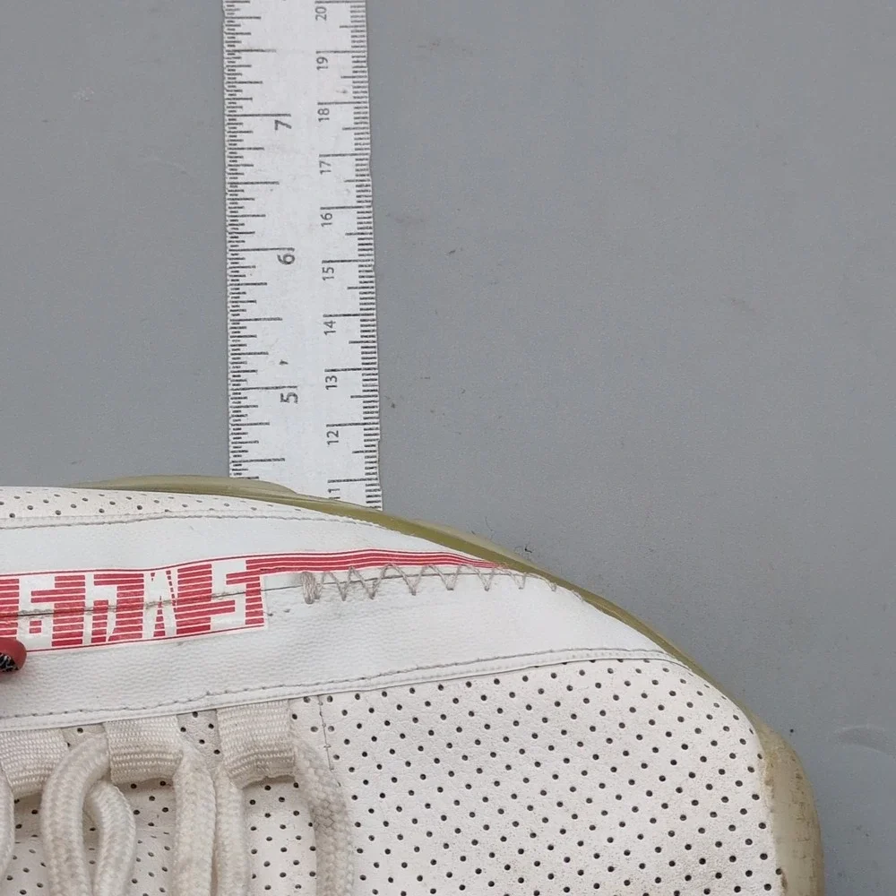Steve Madden Sneakers Womens‎ Measure White 8 Fitness Running Shoes Side Zip